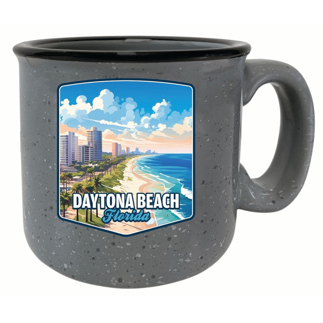 Daytona Beach Florida Ocean Shoreline Design Souvenir 16 oz Ceramic camping mug Image 4