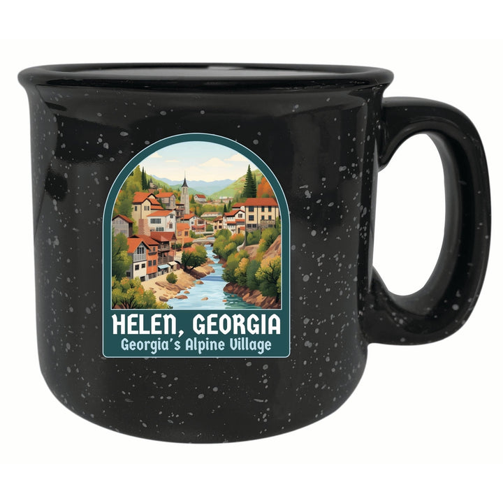 Helen Georgia Alpine Village Design Souvenir 16 oz Ceramic camping mug Image 3