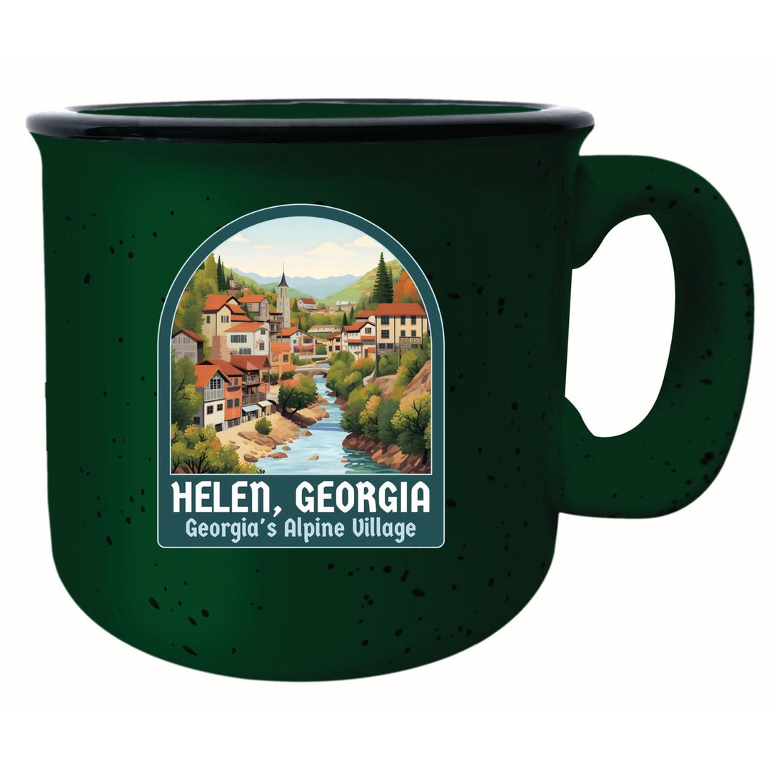 Helen Georgia Alpine Village Design Souvenir 16 oz Ceramic camping mug Image 4