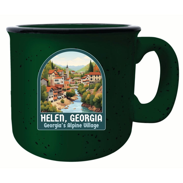 Helen Georgia Alpine Village Design Souvenir 16 oz Ceramic camping mug Image 1