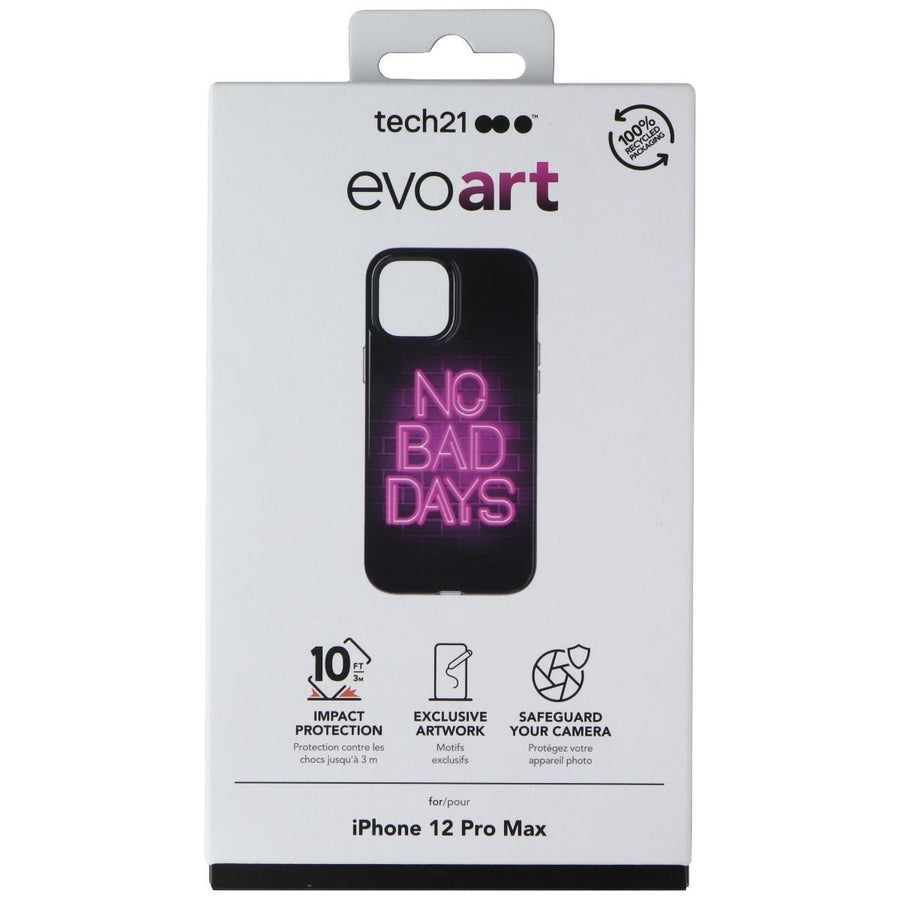 Tech21 Evo Art Series Case for Apple iPhone 12 Pro Max - No Bad Days Image 1