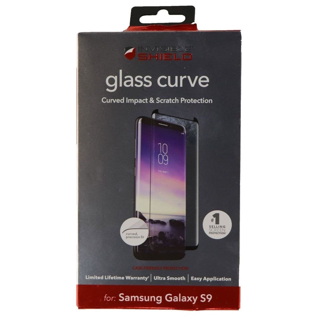 ZAGG Invisible Shield Curved Glass for Samsung Galaxy S9 - Clear/Case Friendly Image 1