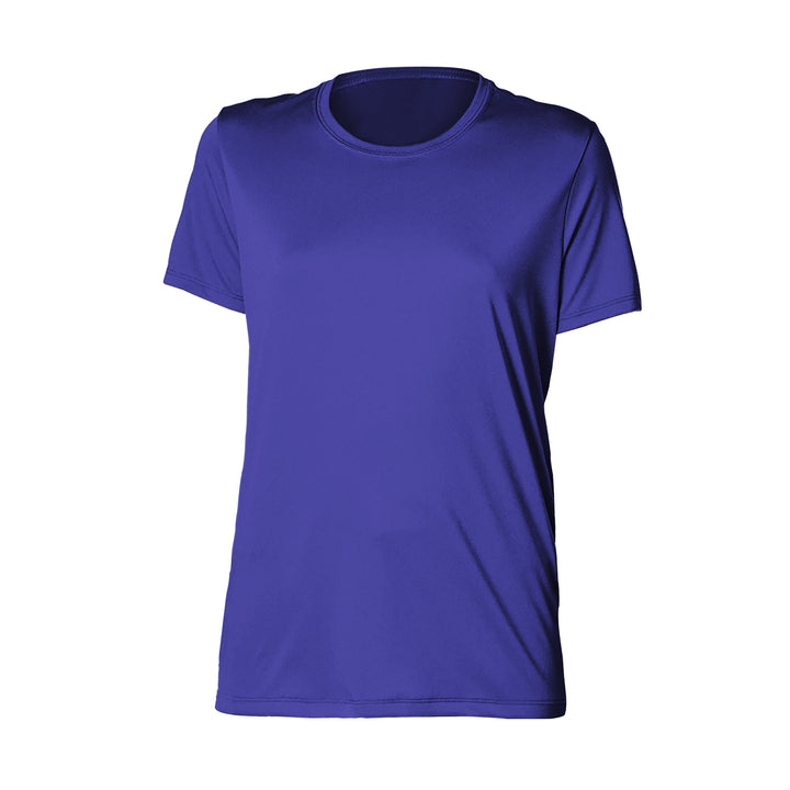 3/6-Piece Womens Plus Size High-Performance Moisture-Wicking Slim-Fit Short Sleeves with Crew Neck Design T-Shirts Image 6