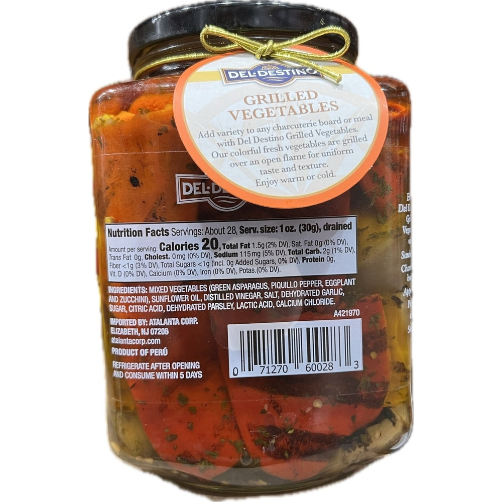 Del Destino Grilled Vegetable Mix 38.8 Ounce Image 2