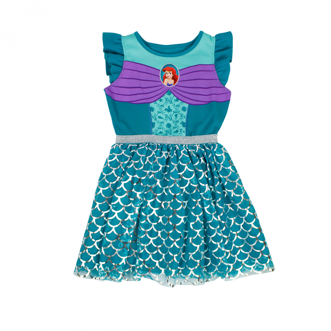 The Little Mermaid Ariel Cosplay Youths Princess Dress Image 1