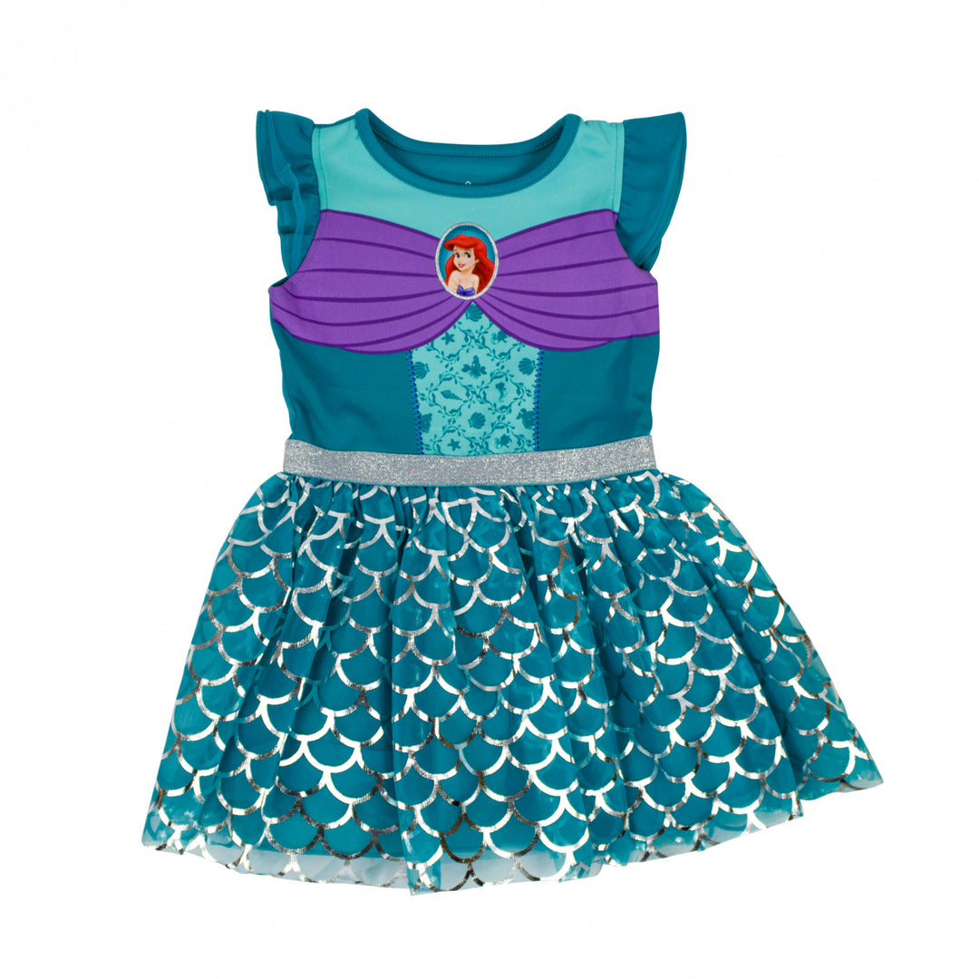 The Little Mermaid Ariel Cosplay Youths Princess Dress Image 2