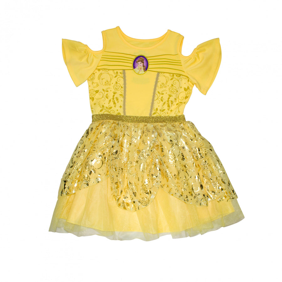 Beauty And The Beast Belle Cosplay Toddlers Princess Dress Image 1