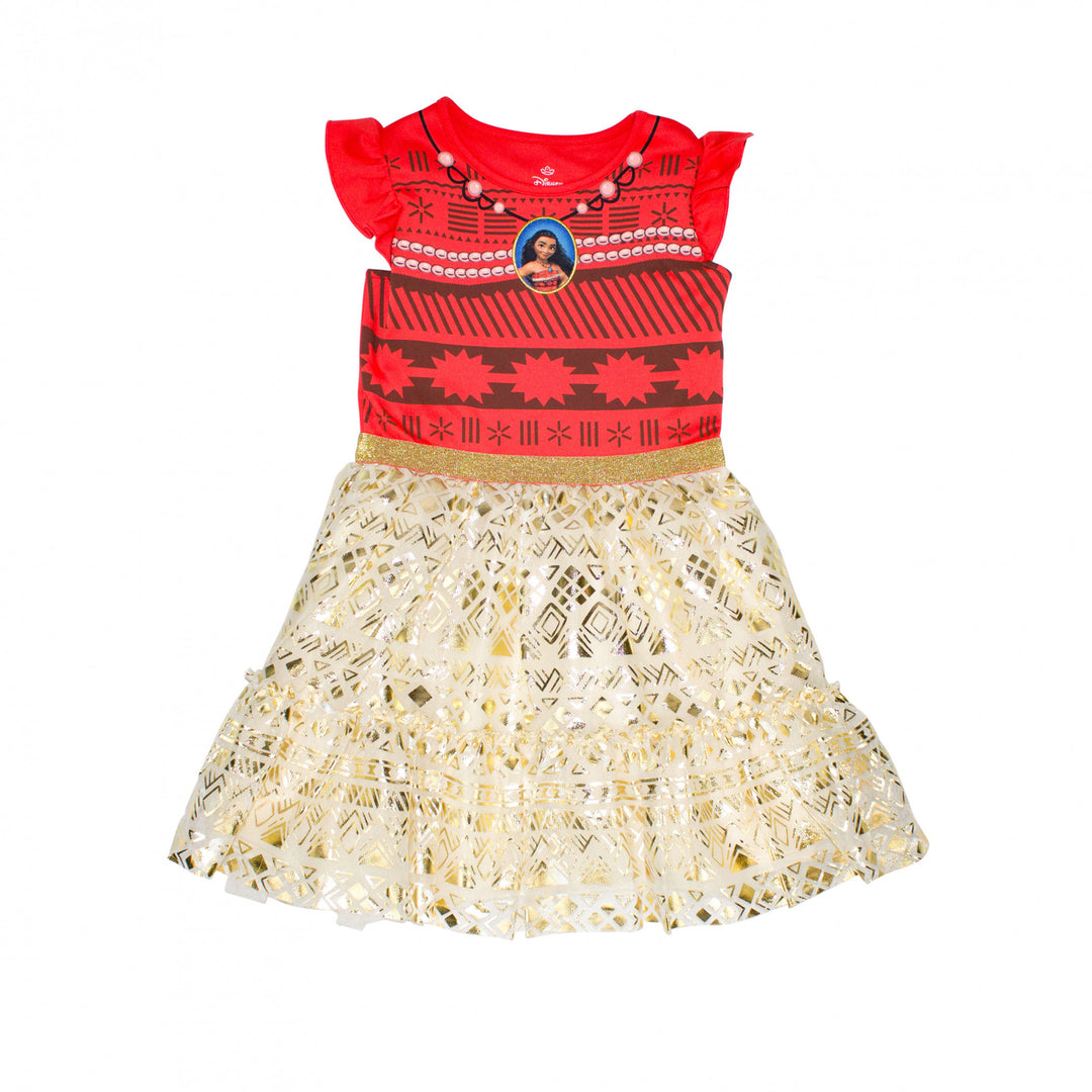 Disney Moana Cosplay Youths Princess Dress Image 1