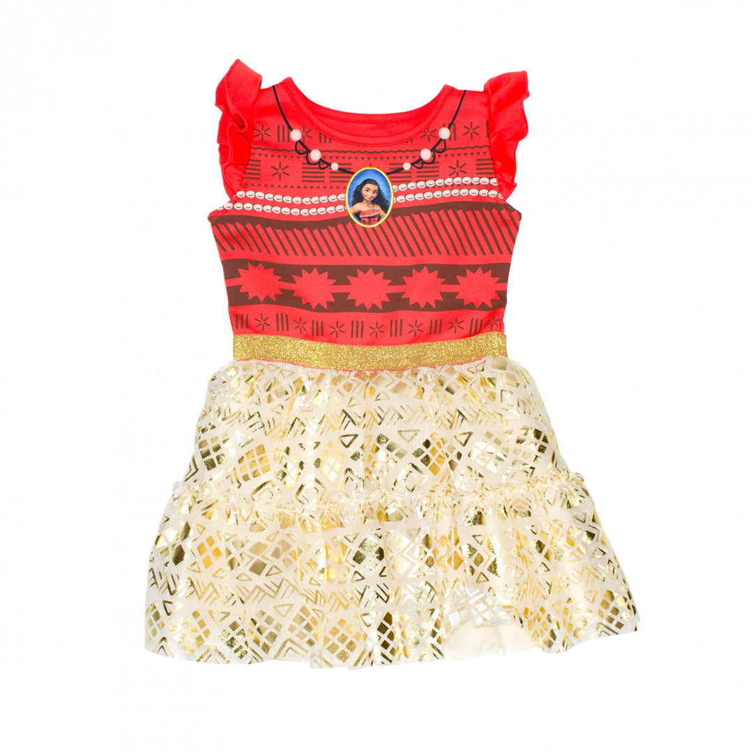 Disney Moana Cosplay Toddlers Princess Dress Image 2