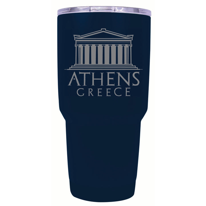 Athens Greece Souvenir 24 oz Engraved Insulated Stainless Steel Tumbler Image 4