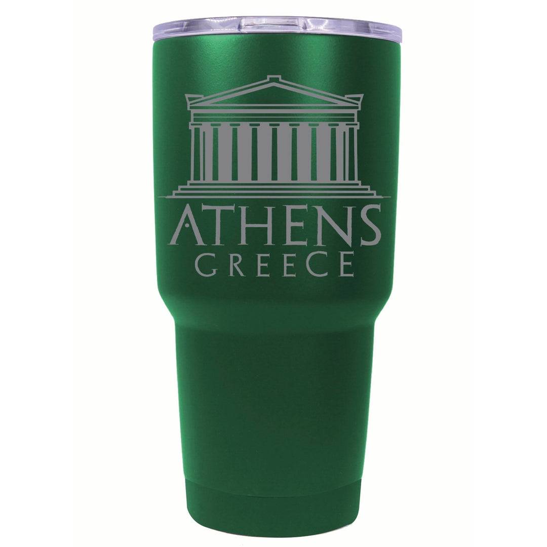 Athens Greece Souvenir 24 oz Engraved Insulated Stainless Steel Tumbler Image 4