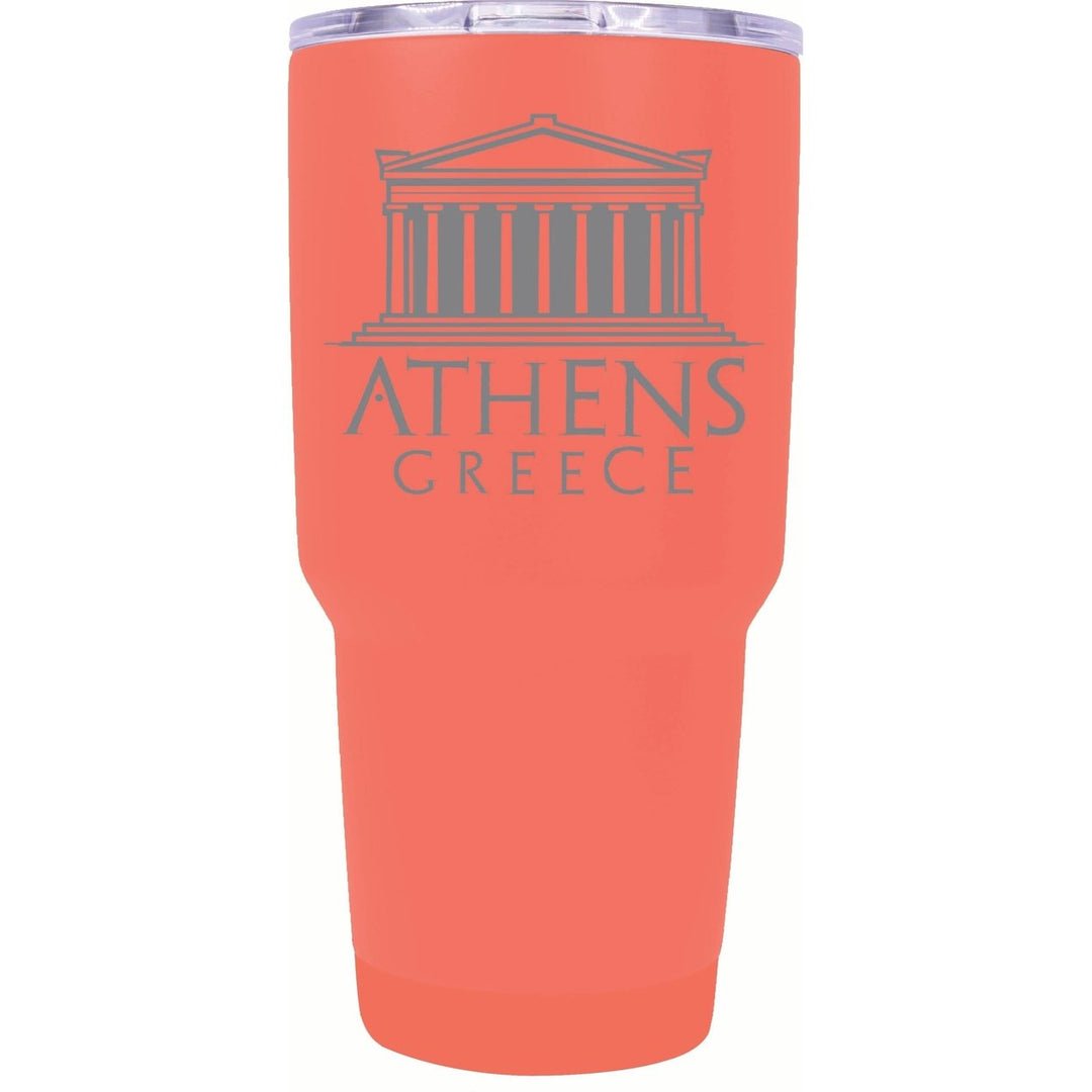 Athens Greece Souvenir 24 oz Engraved Insulated Stainless Steel Tumbler Image 6