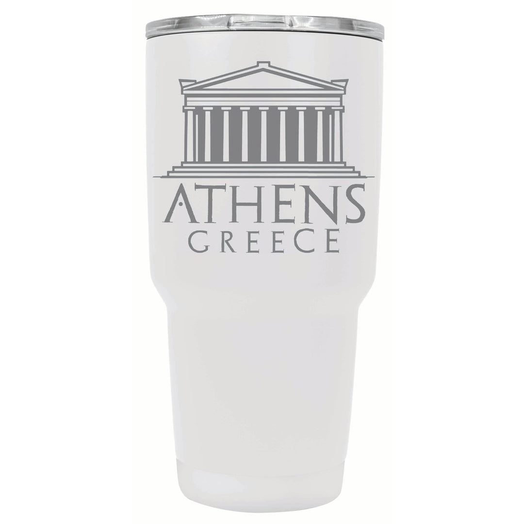 Athens Greece Souvenir 24 oz Engraved Insulated Stainless Steel Tumbler Image 7