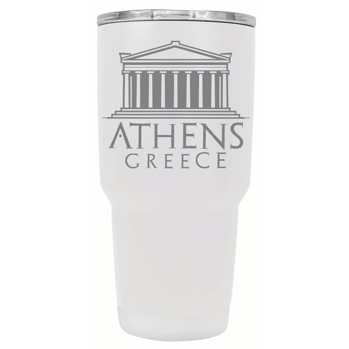 Athens Greece Souvenir 24 oz Engraved Insulated Stainless Steel Tumbler Image 7