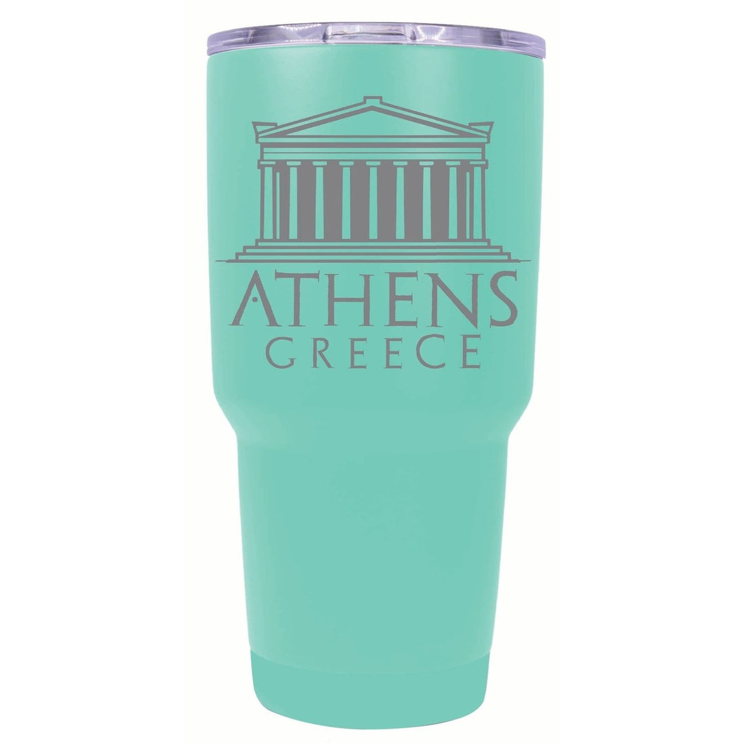 Athens Greece Souvenir 24 oz Engraved Insulated Stainless Steel Tumbler Image 8