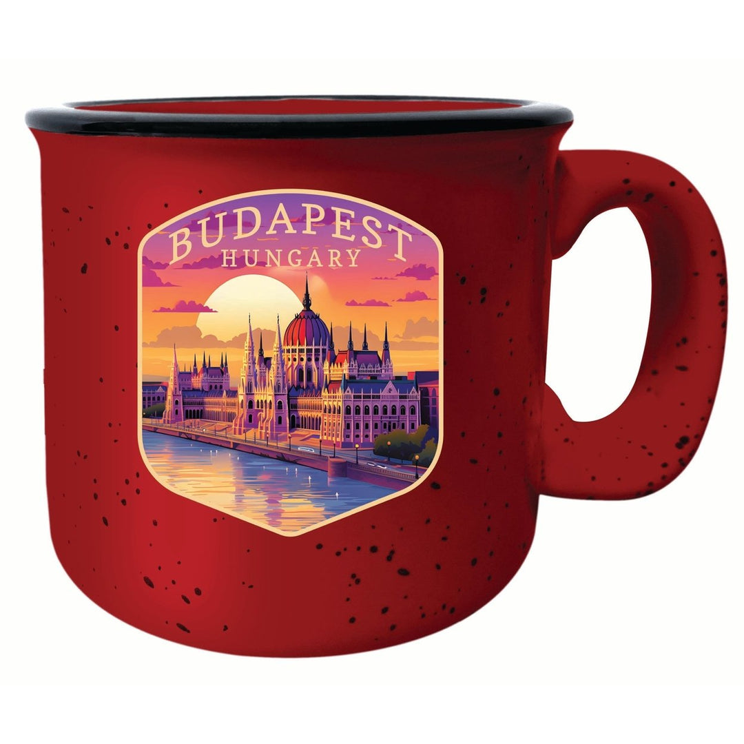 Budapest Hungary Parliament Building Design Souvenir 16 oz Ceramic camping mug Image 1