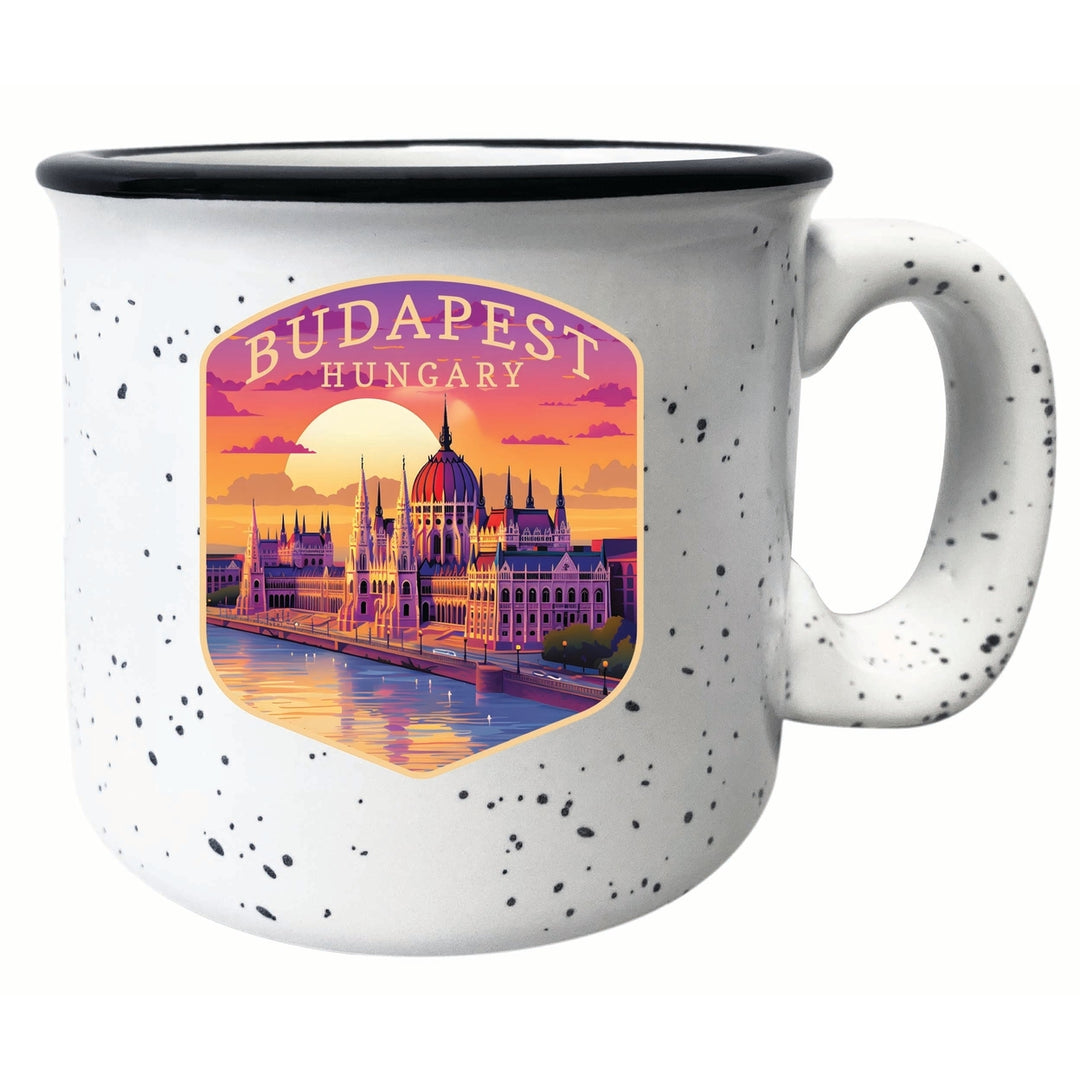 Budapest Hungary Parliament Building Design Souvenir 16 oz Ceramic camping mug Image 4