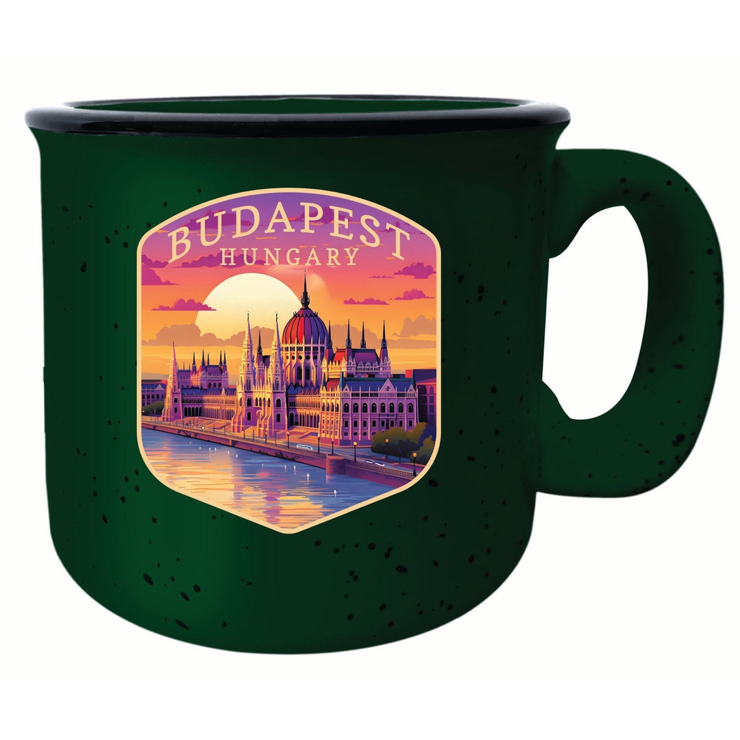 Budapest Hungary Parliament Building Design Souvenir 16 oz Ceramic camping mug Image 6