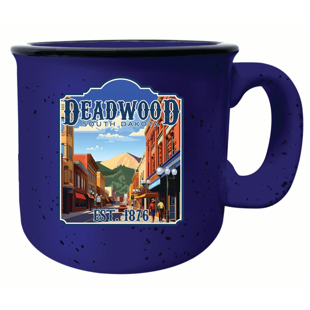 Deadwood South Dakota Wild West Design Souvenir 16 oz Ceramic camping mug Image 4