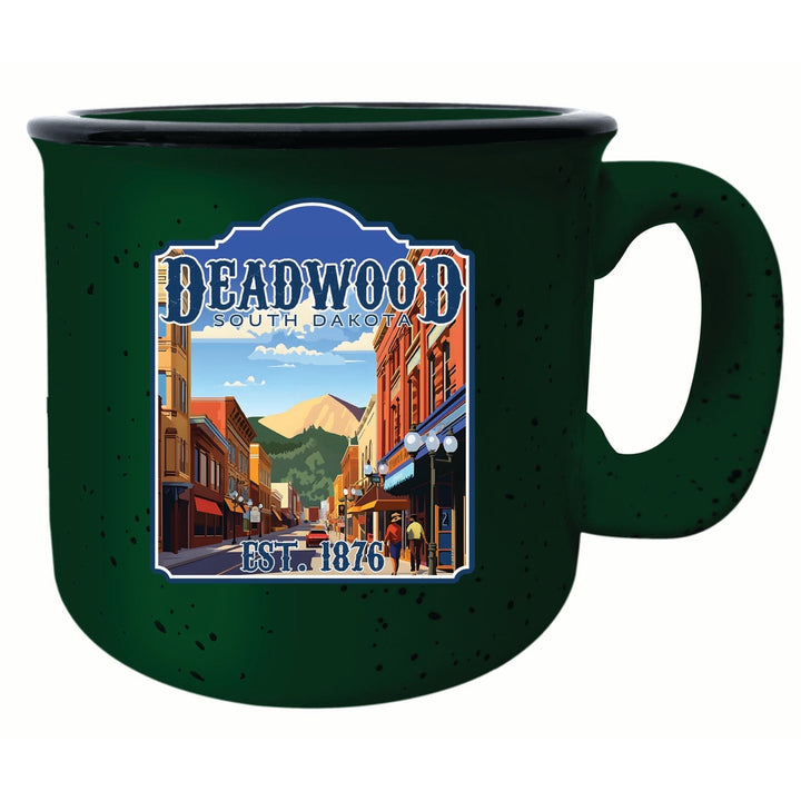 Deadwood South Dakota Wild West Design Souvenir 16 oz Ceramic camping mug Image 4