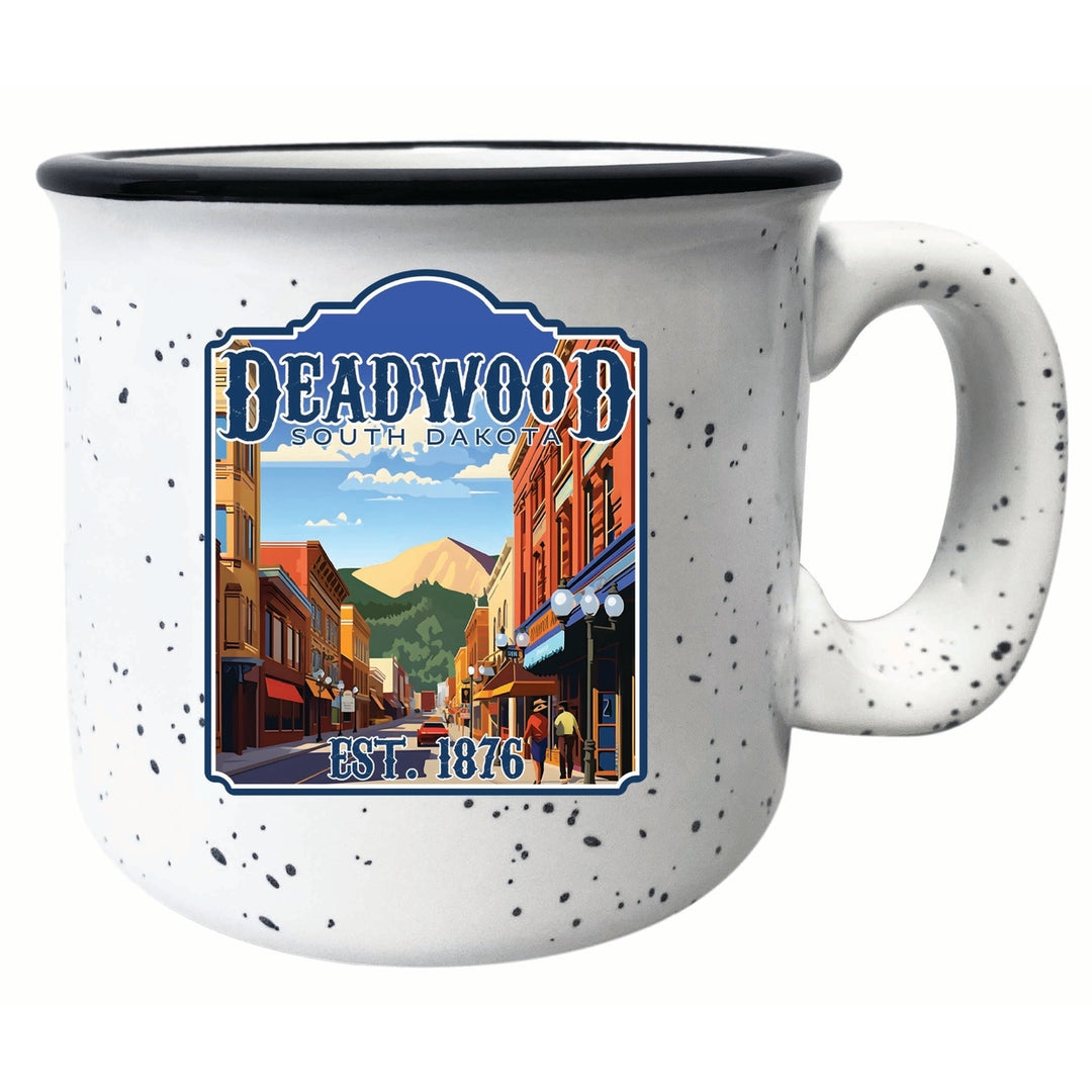 Deadwood South Dakota Wild West Design Souvenir 16 oz Ceramic camping mug Image 6