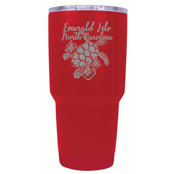 Emerald Isle North Carolina Souvenir 24 oz Engraved Insulated Stainless Steel Tumbler Image 4