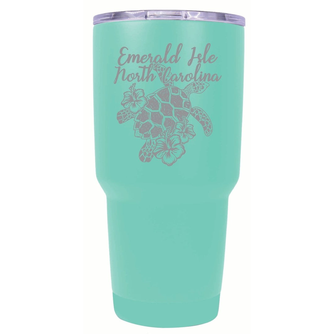 Emerald Isle North Carolina Souvenir 24 oz Engraved Insulated Stainless Steel Tumbler Image 7