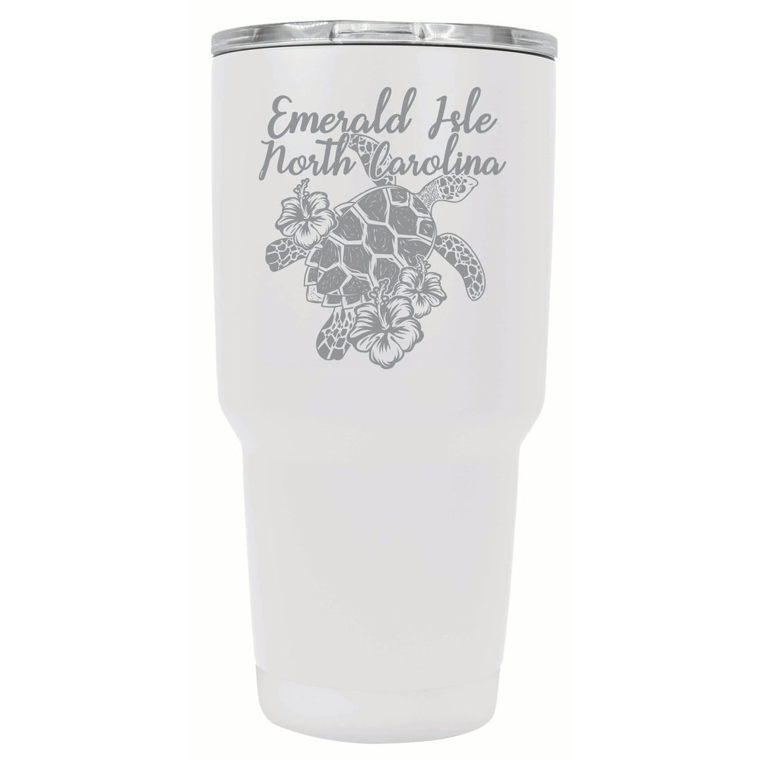 Emerald Isle North Carolina Souvenir 24 oz Engraved Insulated Stainless Steel Tumbler Image 8