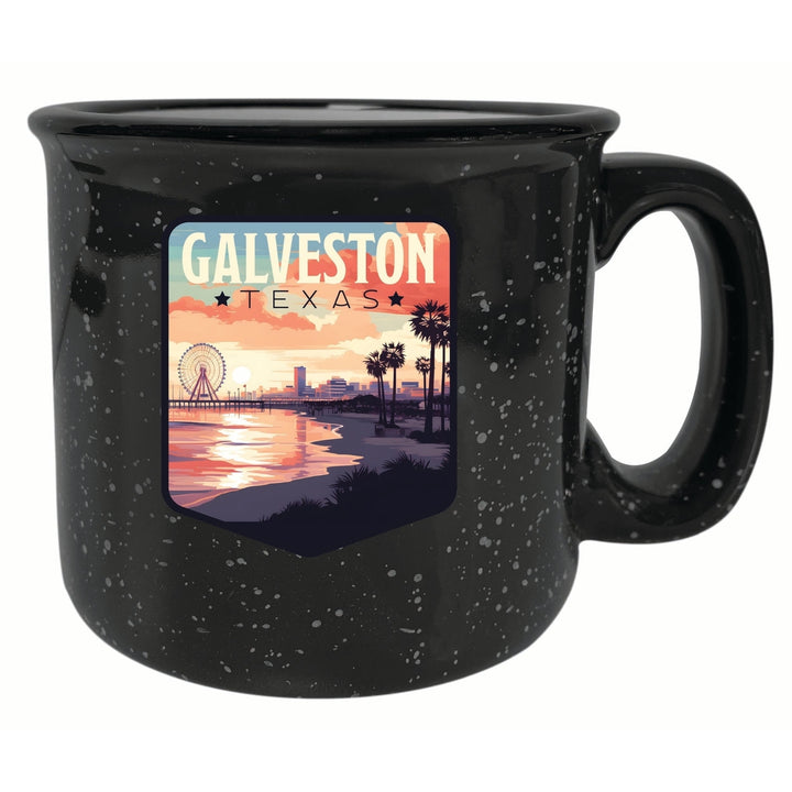 Galveston Texas Pleasure Pier Design Souvenir 16 oz Ceramic camping mug Image 4