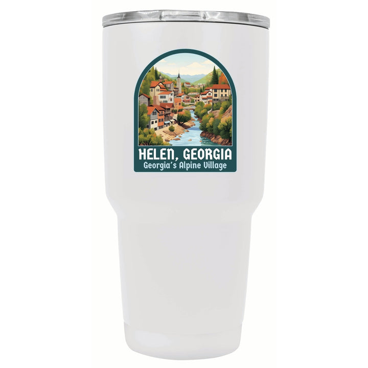 Helen Georgia Alpine Village Design Souvenir 24 oz Insulated Stainless Steel Tumbler Image 4