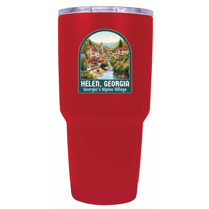 Helen Georgia Alpine Village Design Souvenir 24 oz Insulated Stainless Steel Tumbler Image 6