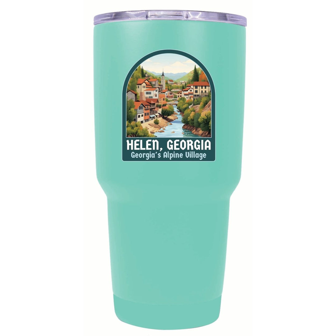 Helen Georgia Alpine Village Design Souvenir 24 oz Insulated Stainless Steel Tumbler Image 8