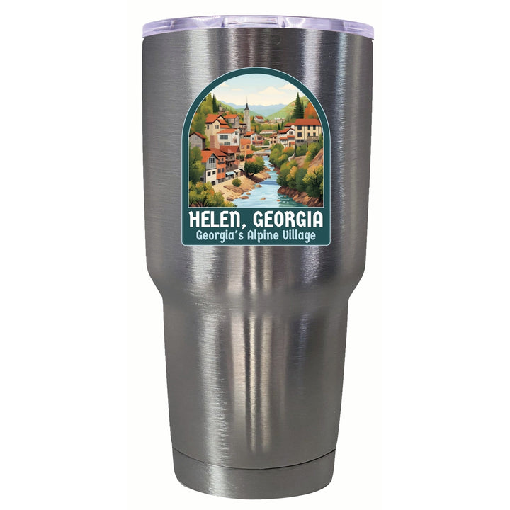 Helen Georgia Alpine Village Design Souvenir 24 oz Insulated Stainless Steel Tumbler Image 9