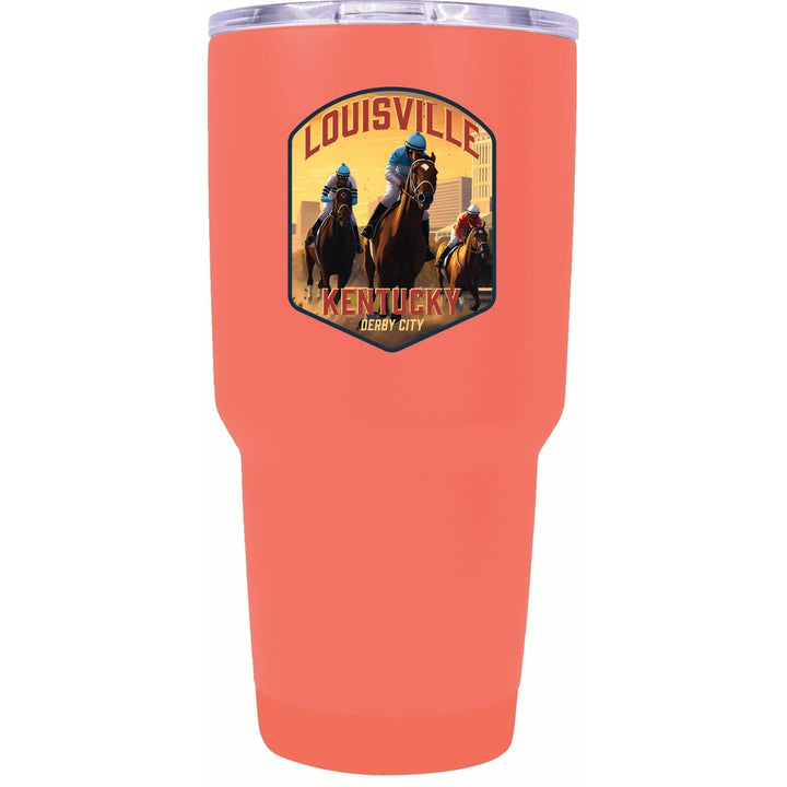 Louisville Kentucky Derby City Design Souvenir 24 oz Insulated Stainless Steel Tumbler Image 1