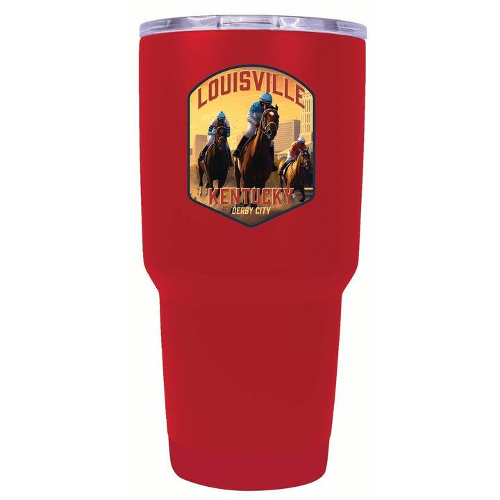 Louisville Kentucky Derby City Design Souvenir 24 oz Insulated Stainless Steel Tumbler Image 1