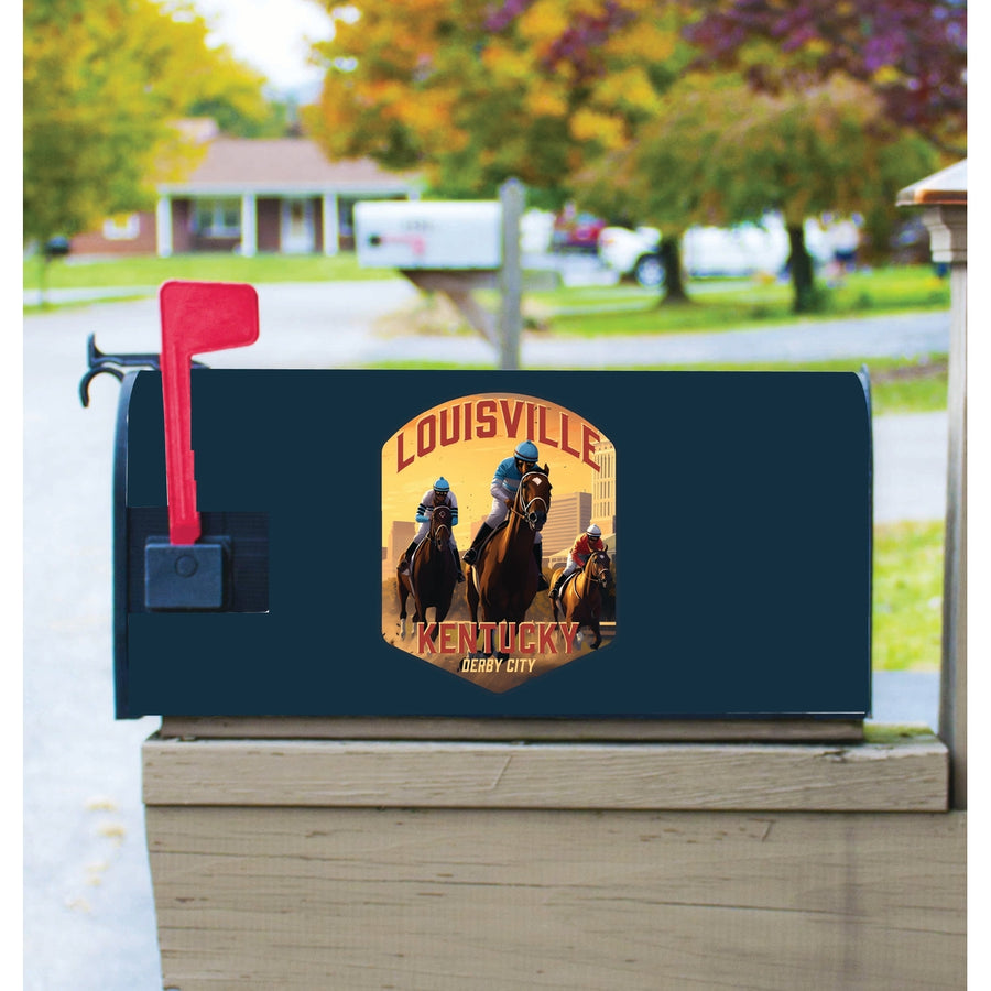 Louisville Kentucky Derby City Design Souvenir Magnetic Mailbox Cover Image 1