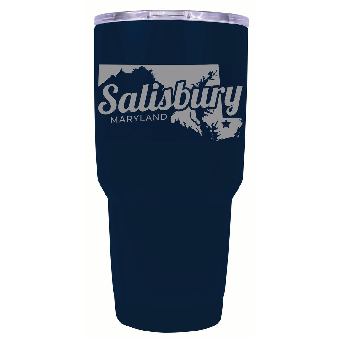 Salisbury Maryland Souvenir 24 oz Engraved Insulated Stainless Steel Tumbler Image 1