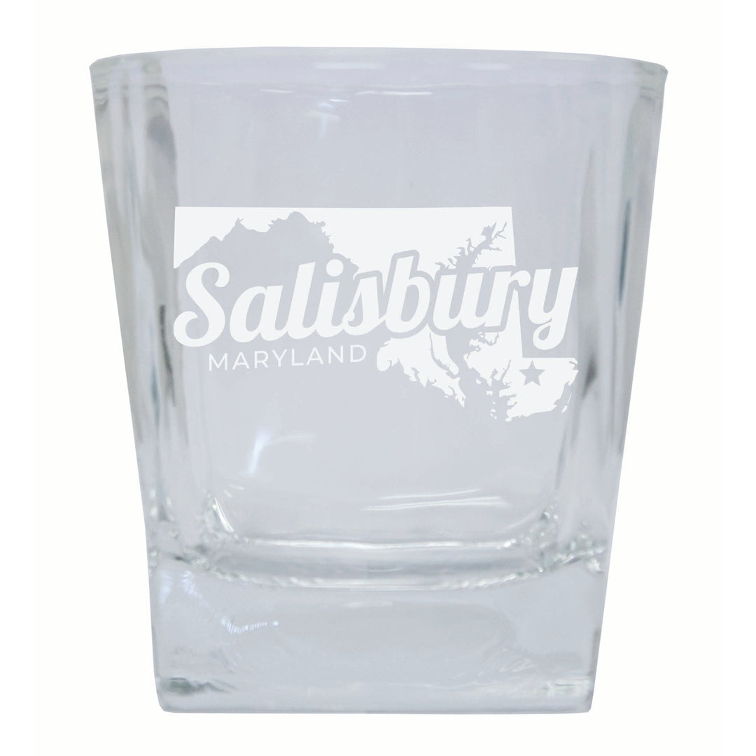 Salisbury Maryland Souvenir 7 oz Engraved Shooter Glass Image 1