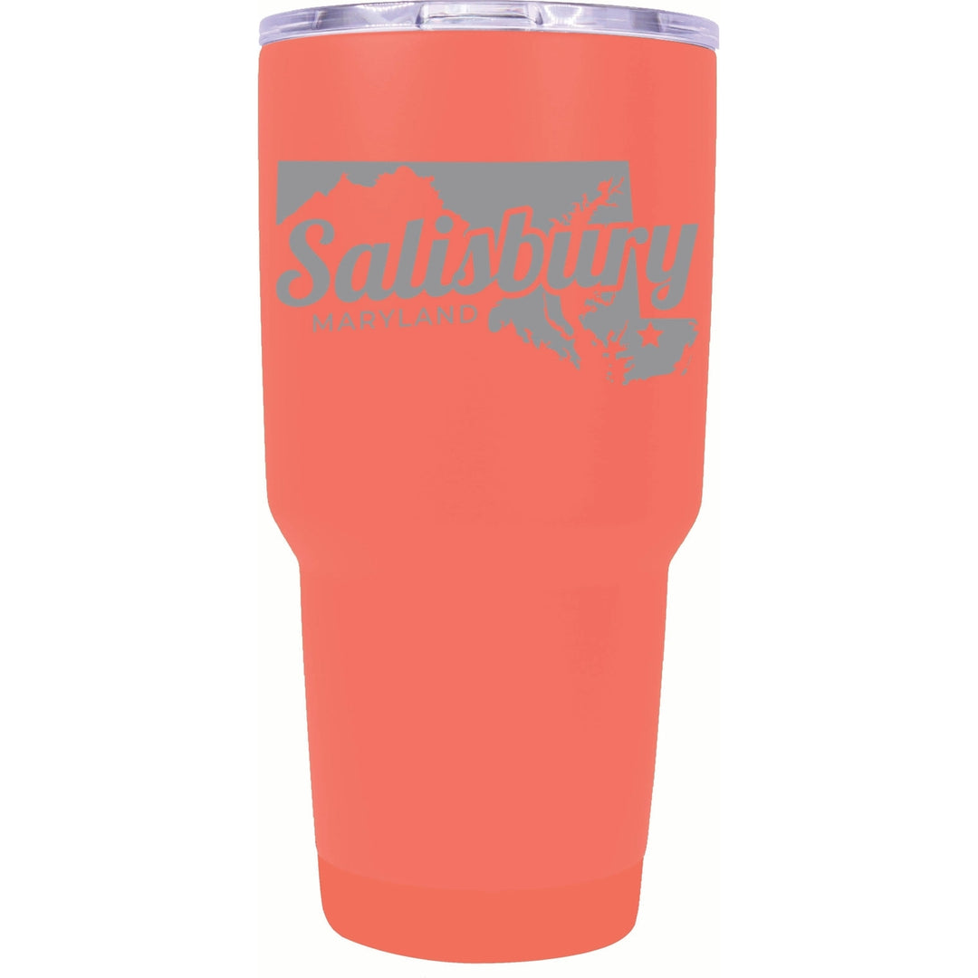 Salisbury Maryland Souvenir 24 oz Engraved Insulated Stainless Steel Tumbler Image 3