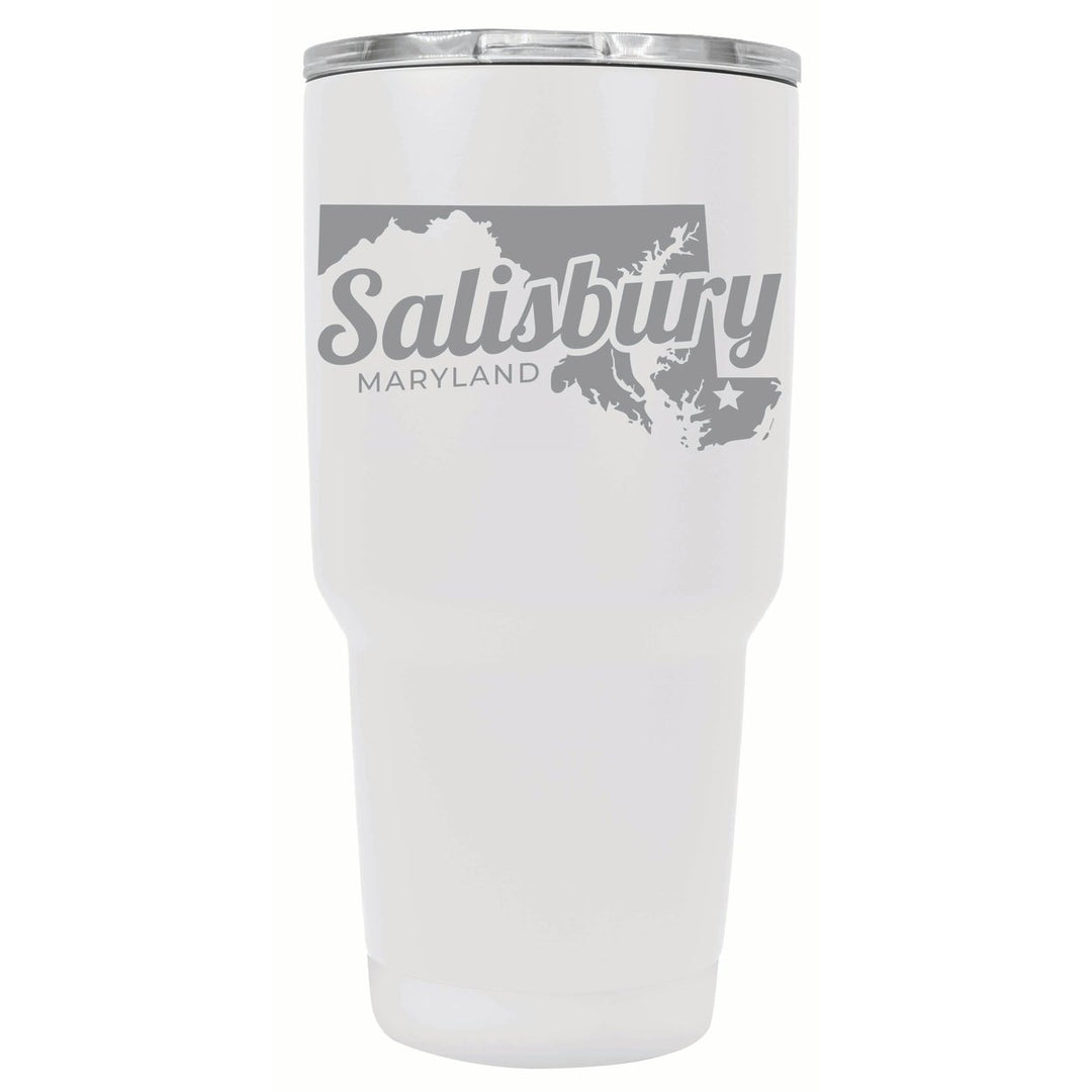 Salisbury Maryland Souvenir 24 oz Engraved Insulated Stainless Steel Tumbler Image 1