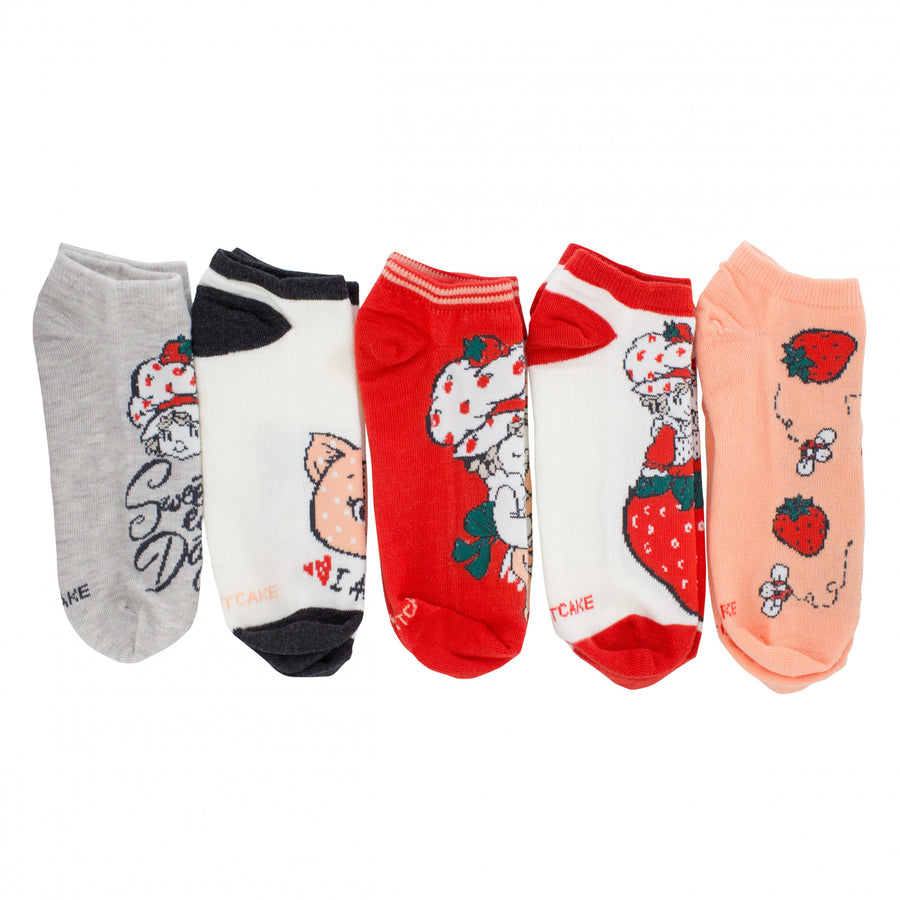 Strawberry Shortcake Variety 5-Pack No Show Socks Image 1