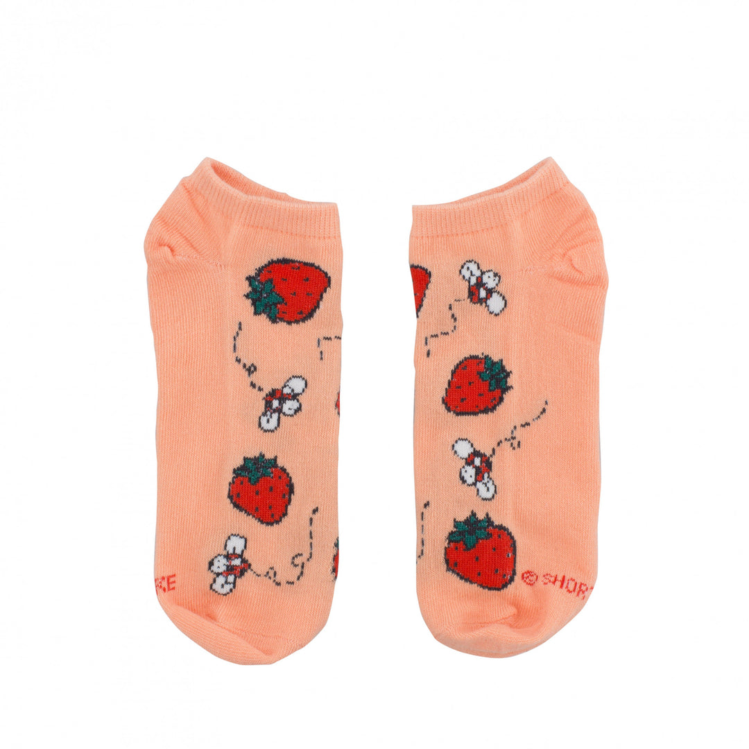 Strawberry Shortcake Variety 5-Pack No Show Socks Image 3