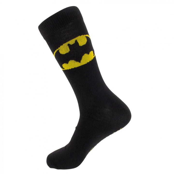 Batman Suit and Logos 2-Pair Pack of Crew Socks Image 4