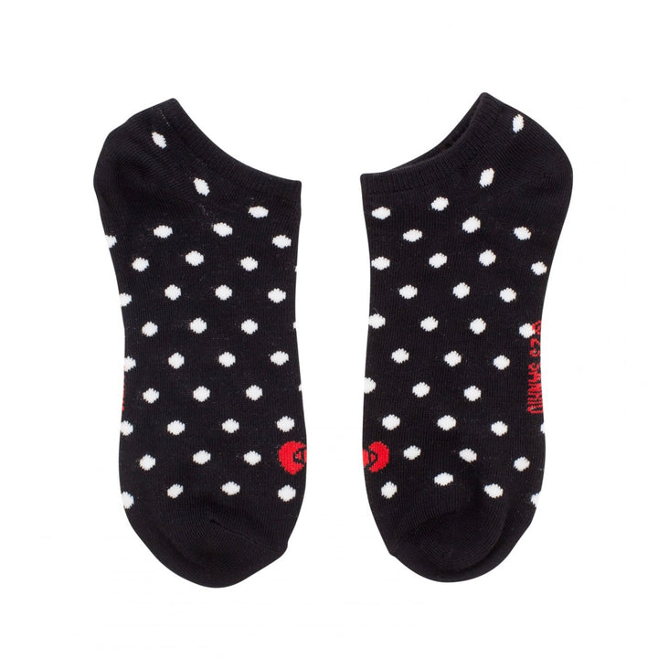 Hello Kitty Polka Dots and Stripes 5-Pack No Show Socks Image 6