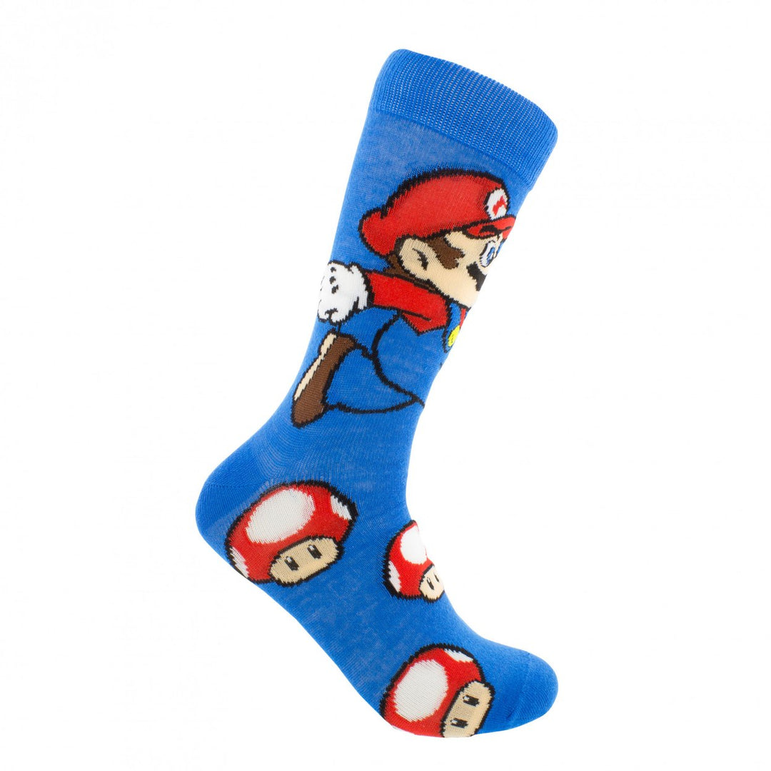 Super Mario Bros. Level Up 2-Pack Crew Socks Image 7