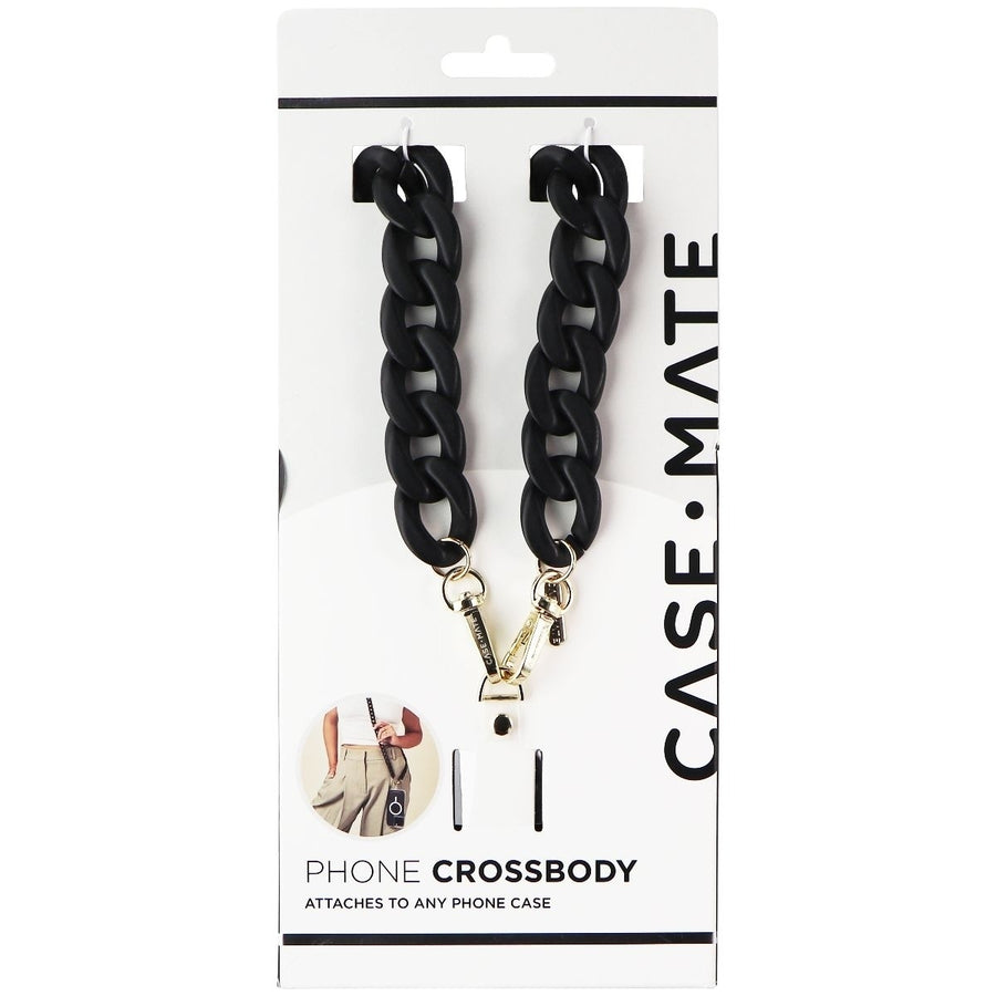 Case-Mate Crossbody Universal Smartphone Lanyard Chain - Black/Gold Image 1