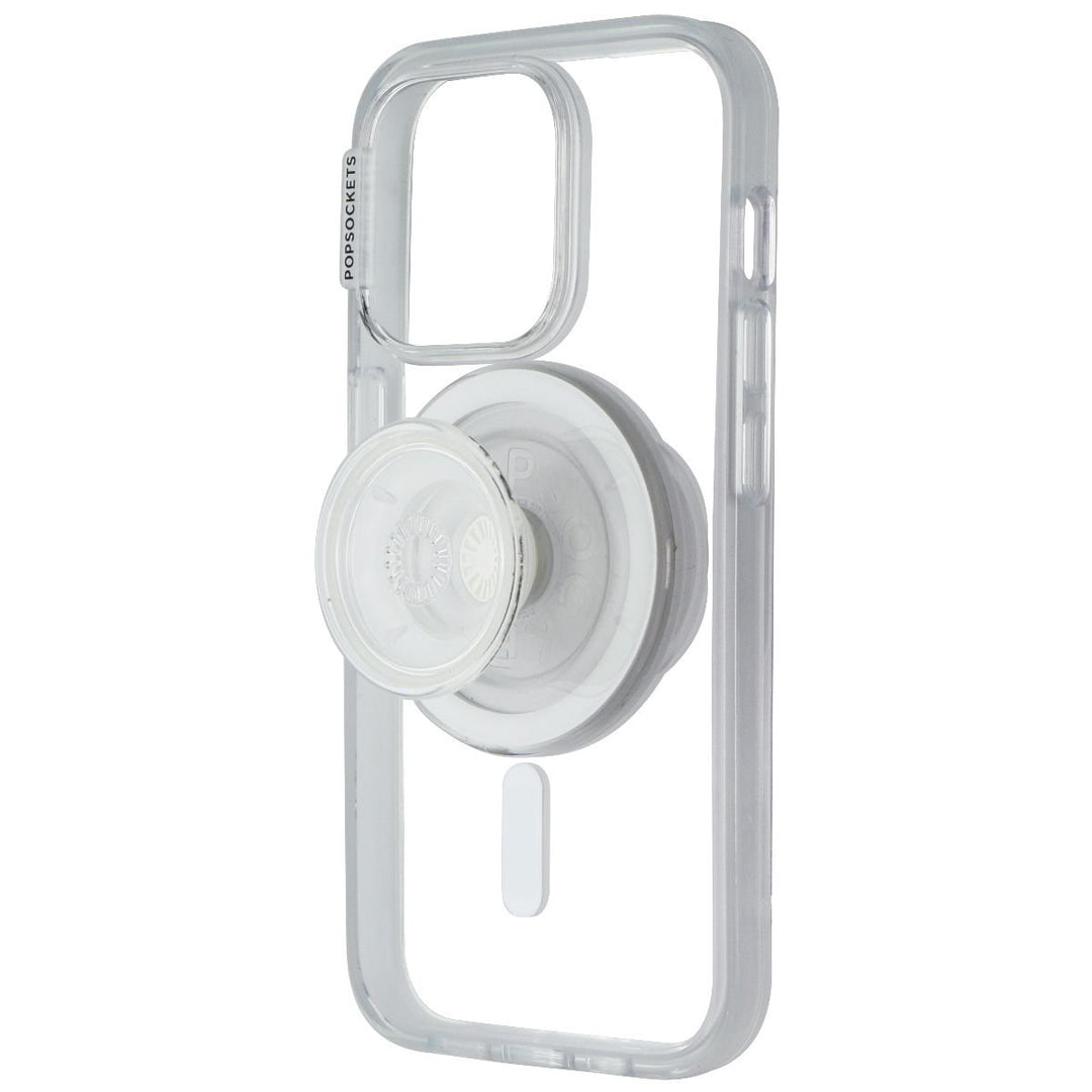 PopSockets PopCase for MagSafe for iPhone 15 Pro - Clear Image 1