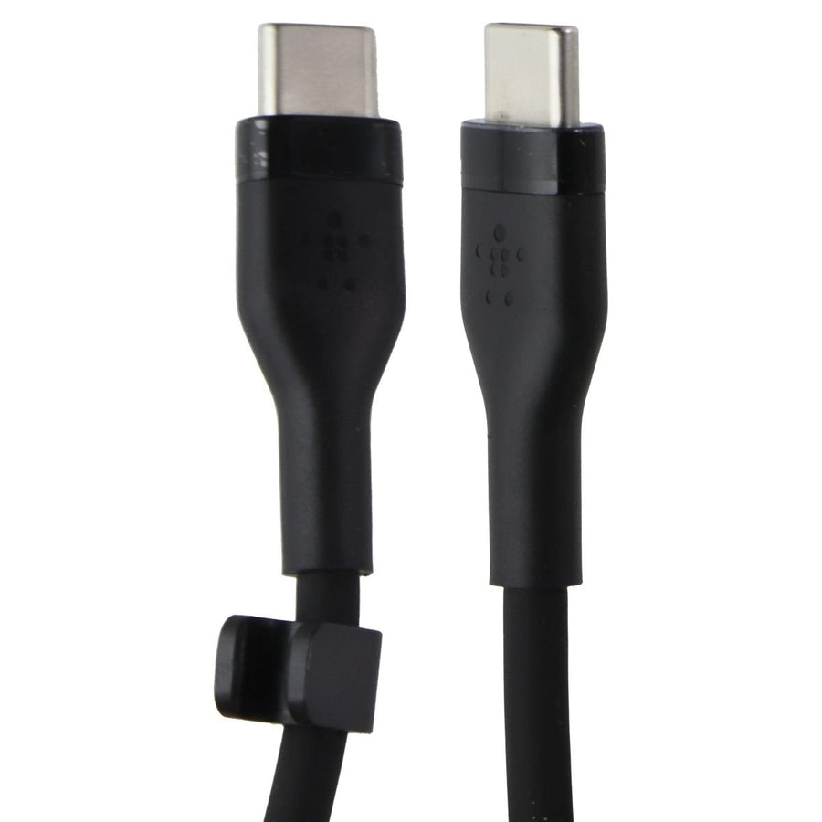 Belkin Boost Charge Flex 3.3FT Silicone USB-C to USB-C Cable - Black Image 1