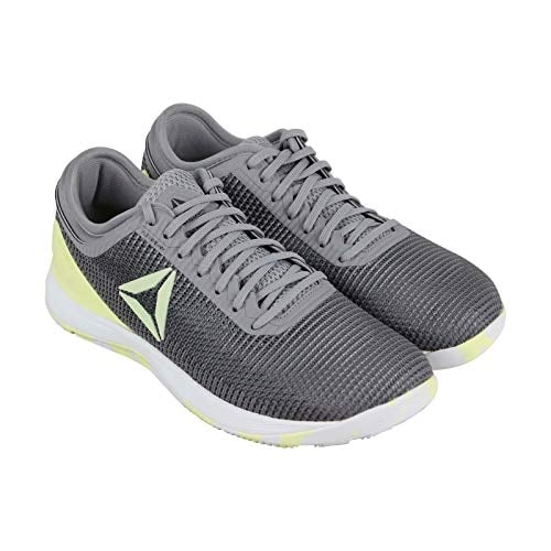 Reebok Mens Crossfit Nano 8.0 Flexweave Cross Trainer Shoe TIN GREYSHARK//LEMON ZEST Image 1