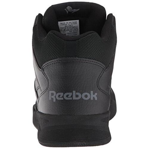 Reebok Mens Royal Bb4500 Hi2 Sneakers Black Alloy Comfortable Athletic Shoes Image 3